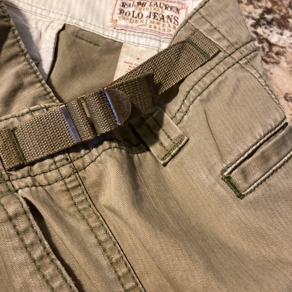 Ralph Lauren Polo jeans the denim wear brand size 8 button front wide leg - Picture 9 of 9